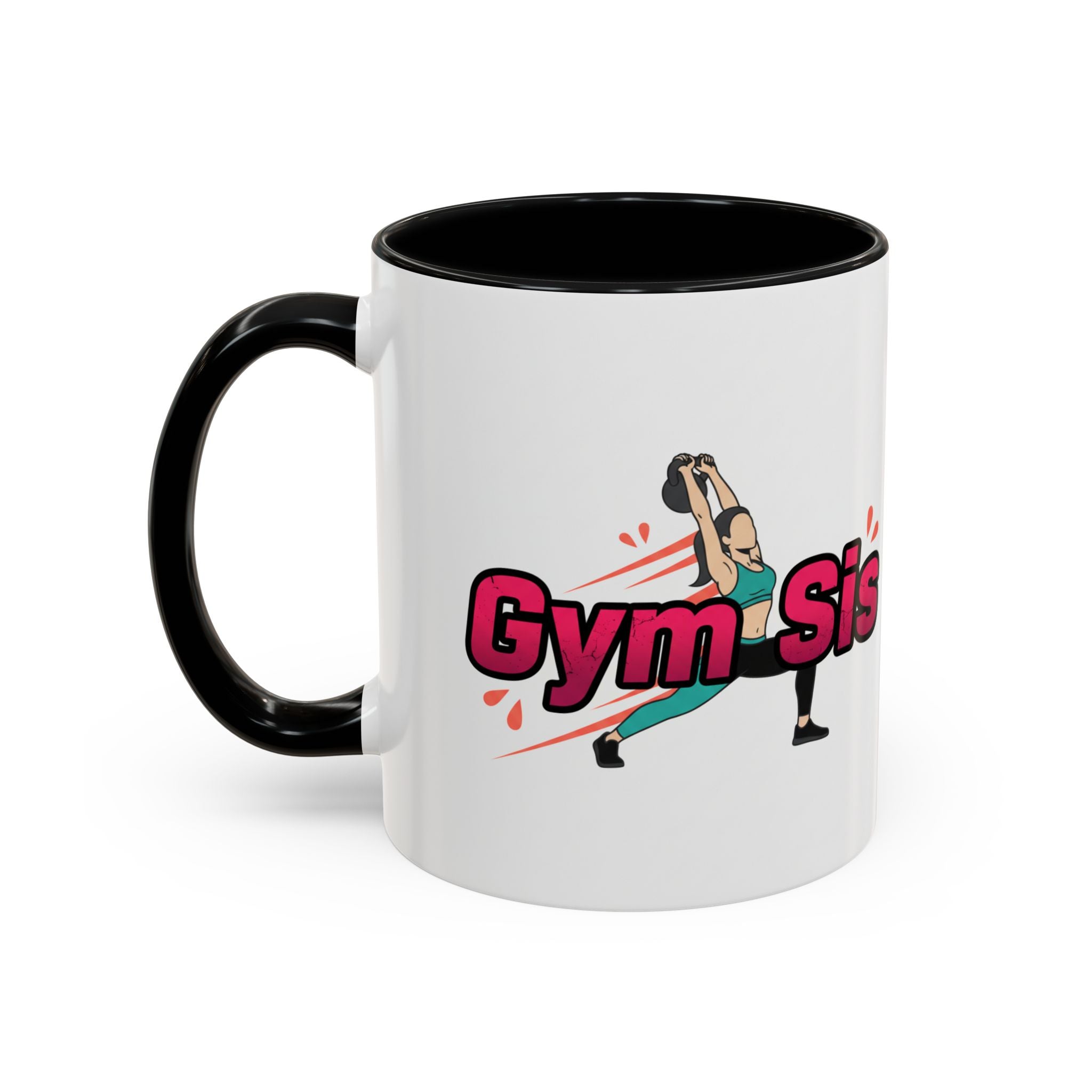 Gym Sis Coffee Mug — 11/15oz Accent Mug for Fitness Sisters
