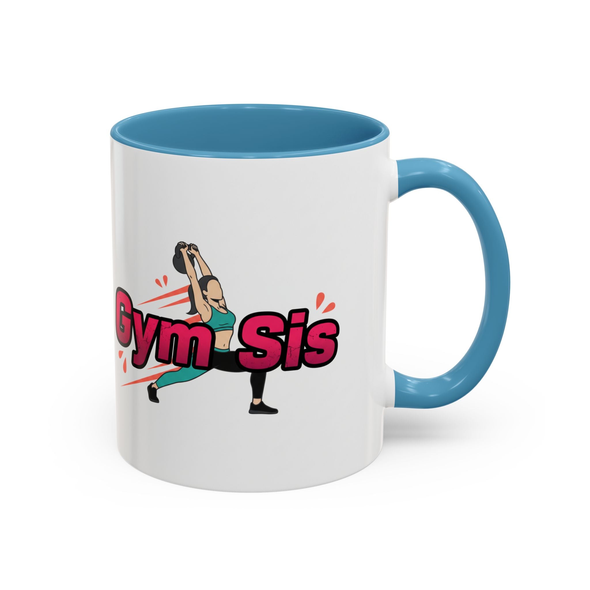 Gym Sis Coffee Mug — 11/15oz Accent Mug for Fitness Sisters