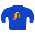 Bee Cool Zip Hoodie — Cute Bee Graphic Hooded Jacket