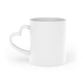 Heart-Shaped Mug — Romantic Ceramic Coffee Cup, Perfect for Valentine’s Day & Anniversaries