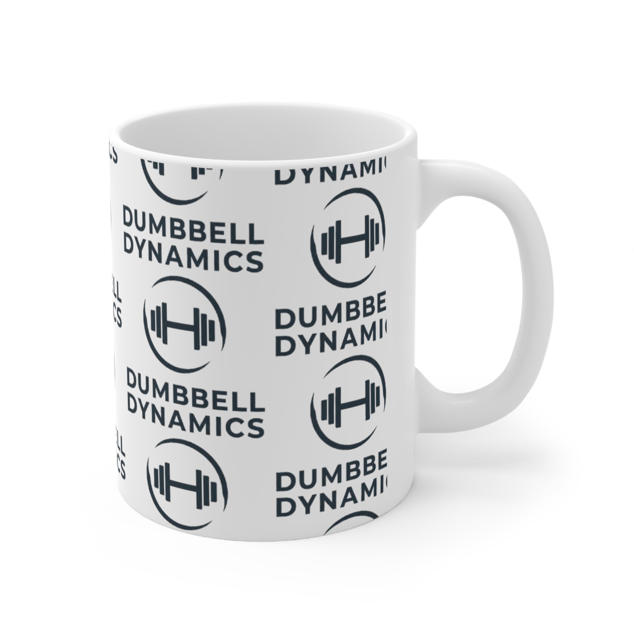 Dumbbell Dynamics Coffee Mug — Fitness Logo Ceramic Mug (11oz & 15oz)