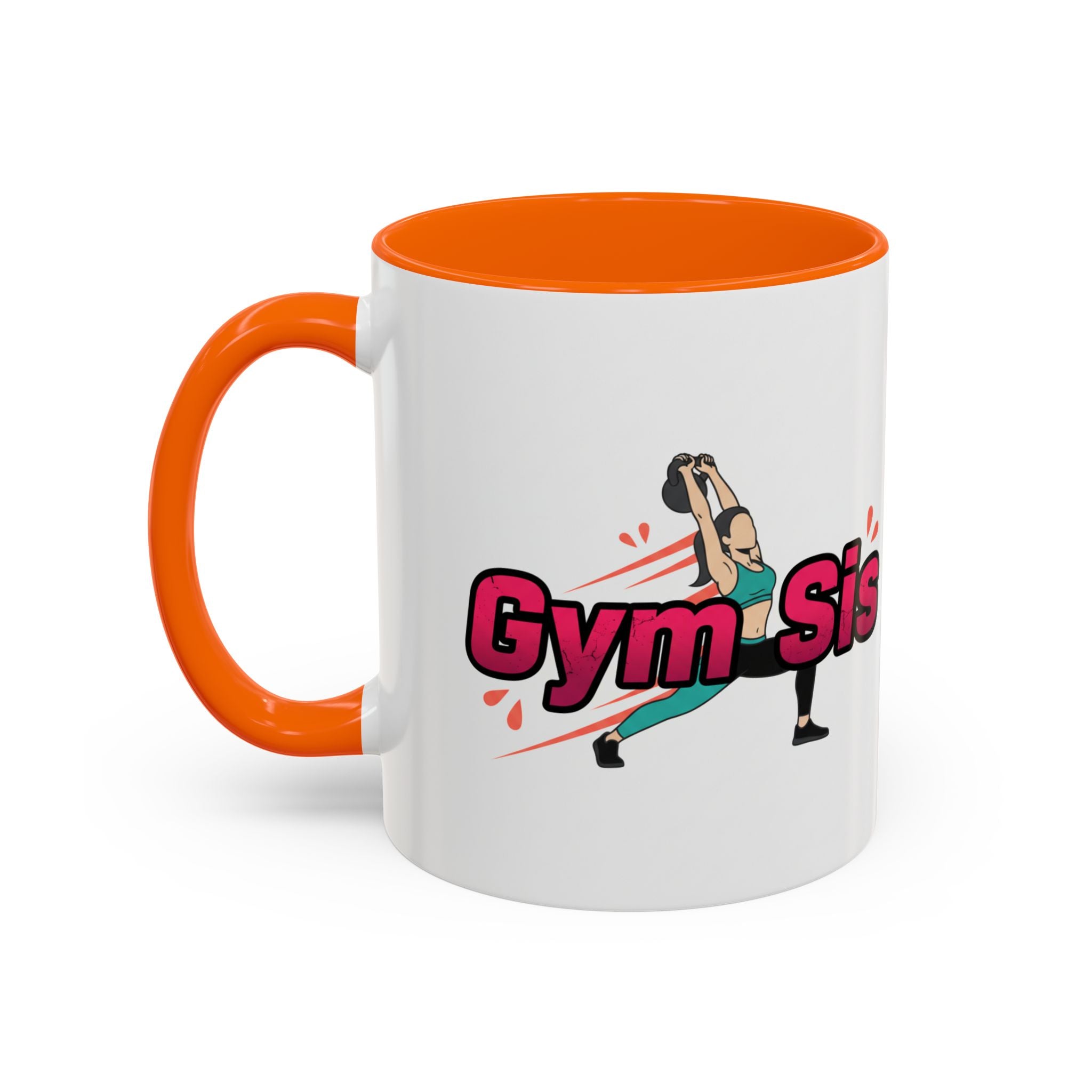 Gym Sis Coffee Mug — 11/15oz Accent Mug for Fitness Sisters