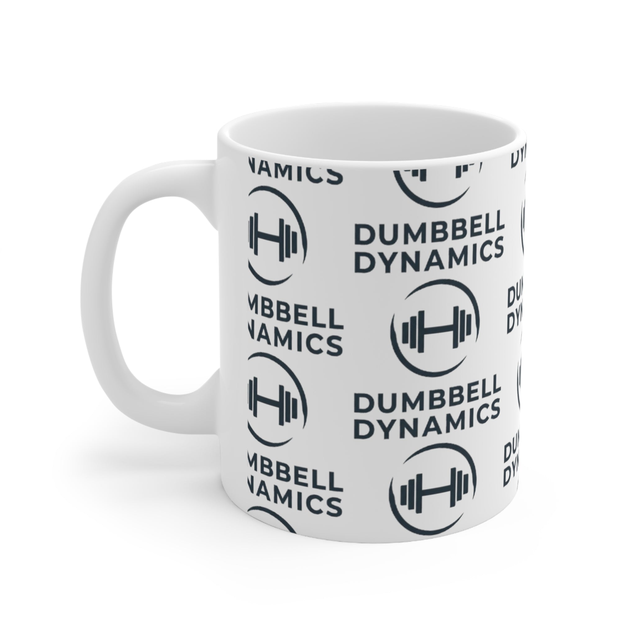 Dumbbell Dynamics Coffee Mug — Fitness Logo Ceramic Mug (11oz & 15oz)