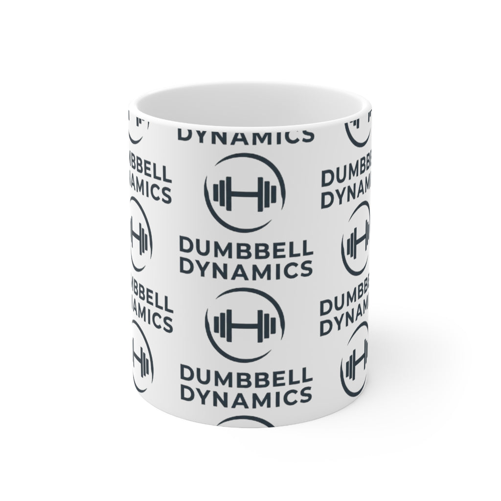 Dumbbell Dynamics Coffee Mug — Fitness Logo Ceramic Mug (11oz & 15oz)