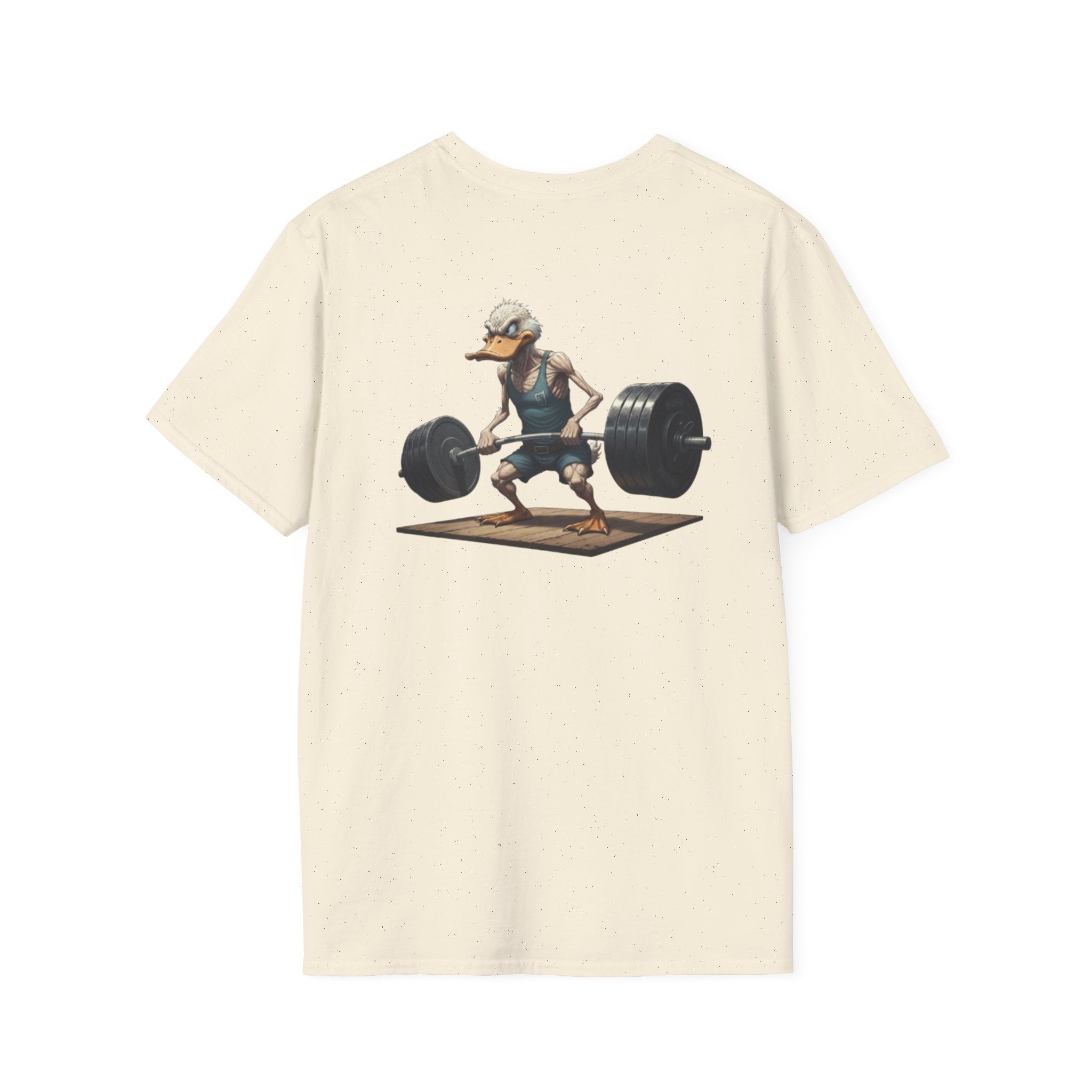 Weightlifting Duck T-Shirt — Funny Gym Athletic Tee