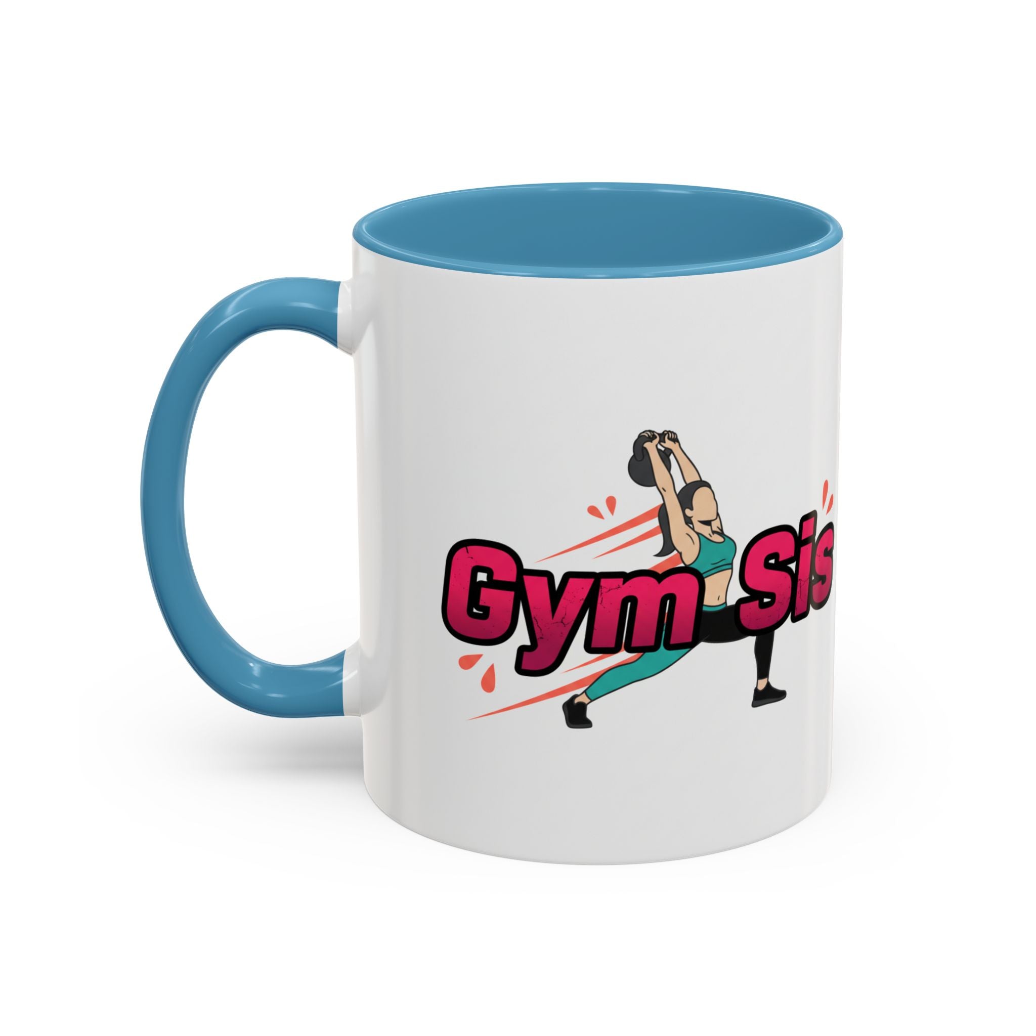 Gym Sis Coffee Mug — 11/15oz Accent Mug for Fitness Sisters